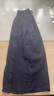 無印良品（MUJI）女式 棉紗 抽褶裙 長半身裙女款裙子25年秋季女裝 BE1XTA5A 深藏青色 S (155/62A) 曬單實(shí)拍圖