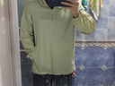 班尼路S&K連帽防曬衣男生夏季寬松戶外薄款透氣日系潮流防曬服冰絲外套 灰綠 2XL 曬單實(shí)拍圖