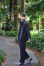 海瀾之家（HLA）夾克男外套25款輕商務(wù)牛奶絲行政夾克春秋季印花立領(lǐng)外套男爸爸款 合體版型-藏青30 L 175/92A 推薦69~75kg 曬單實(shí)拍圖