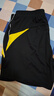 川崎KAWASAKI羽毛球服 男女中性款休閑運動(dòng)短褲子運動(dòng)褲透氣排汗黑色YMB-181 3XL 曬單實(shí)拍圖