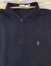 與狼共舞【100%棉】夏季通勤百搭休閑男士短袖POLO衫 101藏青 XL(180)  曬單實(shí)拍圖