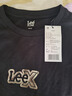 Lee25新品舒適版圓領(lǐng)Logo印花男女同款短袖T恤休閑 曬單實(shí)拍圖