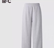 優(yōu)衣庫合作款男裝女裝寬松運動(dòng)長(cháng)褲休閑褲常規款479946 03 灰色 M 曬單實(shí)拍圖