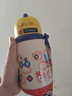 babycare兒童水杯6個月以上寶寶學飲吸管水杯霸王龍不銹鋼保溫杯上學450ml 曬單實拍圖