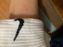 耐克（NIKE）襪子男襪女襪夏季新款透氣舒適三雙裝中筒襪籃球運動(dòng)襪 SX7676-100 L 42-46碼 曬單實(shí)拍圖