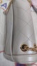夢(mèng)特嬌（MONTAGUT）女士時(shí)尚休閑菱格斜挎包真皮鏈條包小香風(fēng)單肩包百搭羊皮小方包 椰奶白 曬單實(shí)拍圖