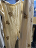 貓人【純棉帶胸墊側開(kāi)口】月子服產(chǎn)后孕婦睡衣免脫哺乳家居服褲腰可調 曬單實(shí)拍圖