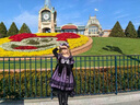 G.DUCKKIDS小黃鴨庫洛米公主裙女童洛麗塔春秋款兒童生日裙子洋氣女孩蛋糕裙 黑色裙子 100 尺碼2~3歲【 90-100cm】 曬單實(shí)拍圖