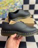 馬丁博士（Dr.Martens）1461 Vegan 秋新款爆款百搭通勤時尚皮鞋 黑色 39 曬單實拍圖