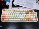 北通靈感鍵盤(pán)客制化旋鈕屏機械鍵盤(pán)有線(xiàn)/無(wú)線(xiàn)/藍牙鍵盤(pán)游戲辦公三模GASKET結構RGB燈效 奶油白 曬單實(shí)拍圖