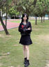ZUOSAISI品牌馬丁靴女厚底內(nèi)增高短靴女2025秋冬新品女靴英倫風(fēng)靴子女 黑色平底款4.5cm 34 曬單實拍圖