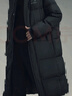 鴨鴨（YAYA）王一博同款冰殼戶(hù)外極寒反季羽絨服男士新款長(cháng)款情侶東北加厚外套 青光黑色【現貨速發(fā)】 L /175 曬單實(shí)拍圖