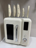 OOU刀具套裝家用廚房切菜刀德國(guó)鋼材全套廚具抗菌抗氧防銹分區(qū)消毒大白熊系列鈦刀套裝 曬單實(shí)拍圖