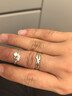 中國黃金（CHINA GOLD）荊棘與玫瑰足銀戒指男女情侶一對戒指環(huán)手飾情人節生日禮物送女友 【今/次日達】荊棘與玫瑰戒指【情侶款】 曬單實(shí)拍圖