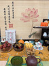 新中式禪意古風(fēng)茶室大尺寸竹簾片掛畫書房客廳玄關(guān)墻壁裝飾畫定制 08-因果 【碳化色】 獨立 180寬*180高（厘米）上下原木軸 曬單實拍圖