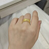 解放碑金店腰纏萬(wàn)貫黃金戒指 足金999古法鏤空金戒指 結婚三金元旦圣誕送禮 腰纏萬(wàn)貫戒指 7.859g（圈號18） 曬單實(shí)拍圖