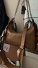 蔻馳（COACH）新款女士POCKET JULIET 30號手袋純色真皮斜挎包早秋女包 LH/蜂蜜棕色 曬單實(shí)拍圖