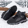 足力健大師老人棉鞋男冬季防水大棉鞋防滑爸爸東北加絨加厚保暖中老年雪地靴 XE8609黑色男女款 41 曬單實(shí)拍圖
