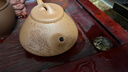 藏壺天下宜興紫砂茶壺單壺純全手工刻繪降坡泥石瓢單壺家用泡茶壺 秋水長(cháng)天 曬單實(shí)拍圖