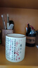 六品堂 蘭亭集序原碑原帖毛筆筆筒復(fù)古文創(chuàng)中國風(fēng)文房毛筆收納筒桌面插筆筒景德鎮(zhèn)陶瓷筆桶書法專用字帖 曬單實(shí)拍圖