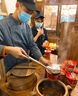 德景天彈力廚師工作服男定制長(cháng)短袖酒店餐飲飯店烘焙后廚房廚師長(cháng)秋冬裝 長(cháng)袖--黑色【上衣+純黑圍裙】 XL 曬單實(shí)拍圖