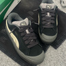 彪馬（PUMA）【面包鞋】經(jīng)典復古滑板鞋男女撞色休閑鞋SUEDE XL399099 黑色-迷霧灰-大理石灰-02 40 曬單實(shí)拍圖