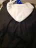 【胖子超大碼80-240斤男裝】尤芮軻夾棉毛呢棒球服美式夾克男加肥加大碼潮牌胖子保暖連帽加棉冬季裝潮 黑色 3XL 170-190斤 曬單實(shí)拍圖