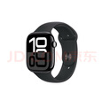 Apple/蘋果 Watch Series 10 智能手表GPS款46毫米亮黑色鋁金屬表殼黑色運(yùn)動(dòng)型表帶S/M MX263CH/B 曬單實(shí)拍圖