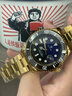 勞力士王子瑞士認證綠黑水鬼夜光防水運動(dòng)手表男士全自動(dòng)時(shí)尚名牌專(zhuān)用男表 金勞藍面 40mm 曬單實(shí)拍圖