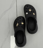 卡駱馳（crocs）經(jīng)典泡芙Clog男女一腳蹬懶人沙灘鞋 CR207521-001 38 曬單實(shí)拍圖