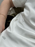 蕉下（beneunder）安心品質(zhì)t恤女短袖涼感寬松吸汗防曬戶(hù)外CC959霜奶白M 曬單實(shí)拍圖
