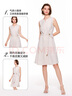 MORELINE沐蘭商場(chǎng)同款法式優(yōu)雅連衣裙2025年夏新款高級感V領(lǐng)系腰裙中長(cháng)款 云米白 2XL 曬單實(shí)拍圖