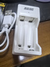 超威（CHILWEE）充電電池 5號五號 麥克風(fēng)電池 話筒電池 2節(jié)1.6V高性能套裝2600mWh大容量遙控玩具電池含2槽充電器 曬單實拍圖
