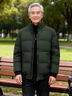 2025秋冬裝棉服外套羽絨棉服面包服男短款百搭男加厚保暖棉襖男裝 軍綠色 XL 曬單實(shí)拍圖