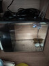 寵小帥智能桌面魚(yú)缸辦公桌小魚(yú)缸增氧循環(huán)凈水一體缸雪山造景工位斗魚(yú)缸 酷感黑【MINI智能魚(yú)缸】 20x15x15CM【大號】 曬單實(shí)拍圖