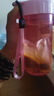 特百惠（Tupperware）雅致300ML塑料杯男女士學(xué)生兒童水杯子便攜口袋杯七夕送禮 柔蜜粉 曬單實(shí)拍圖