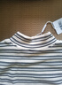 森馬（Semir）森馬長(cháng)袖t恤女修身微彈磨毛復古半高領(lǐng)內搭24冬新款109724101008 曬單實(shí)拍圖