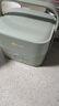 小熊（Bear）電熱飯盒 加熱飯盒 保溫飯盒可加熱 雙層四膽辦公室蒸煮熱飯神器可預(yù)約上班族加熱便當(dāng)盒DFH-G16W7 曬單實(shí)拍圖