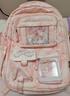 史努比（SNOOPY）書(shū)包小學(xué)生女生1-3-6年級180度全開(kāi)口兒童學(xué)生書(shū)包 夢(mèng)幻粉大號 曬單實(shí)拍圖