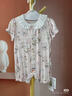 貝瑞加（Babyprints）寶寶連體衣2件裝嬰兒純棉四季衣服長袖爬服柔軟哈衣家居內(nèi)衣 紫80 曬單實(shí)拍圖