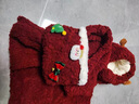 G.DUCKKIDS小黃鴨童裝女童棉服冬季寶寶棉衣加厚保暖兒童毛毛外套冬裝棉襖 紅色【圣誕/拜年服】 80 尺碼9-12月(建議75-85cm) 曬單實(shí)拍圖