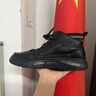 奧康（Aokang）男鞋秋季新款皮鞋男加絨保暖真皮軟底防滑黑色男士休閑高幫棉板鞋 黑色 41 曬單實(shí)拍圖