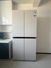 美的（Midea）首創(chuàng  )45cm超薄嵌入餐邊柜家用客廳冰箱左餐右廚大容量底部散熱十字四開(kāi)門(mén)國家補貼BCD-427WUSGPZM 曬單實(shí)拍圖