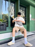 H8奢椰子拖鞋外穿踩屎感2025夏季防滑莆田情侶男女厚底運動男士拖鞋 米白色（莆田升級版） 42 曬單實拍圖