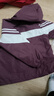 史努比（SNOOPY）兒童棉服羽絨服兩件套男女童外套羽絨內膽親子 酒紅+卡其 150 曬單實(shí)拍圖