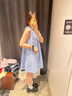 UR2025秋季新款女裝休閑復(fù)古做舊字母長袖T恤UYV450213 淺灰 XS 曬單實(shí)拍圖