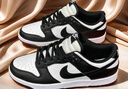 耐克（NIKE）官方 男鞋 DUNK LOW低幫板鞋運動(dòng)休閑鞋透氣百搭黑白熊貓鞋 HF5441-100 41 曬單實(shí)拍圖