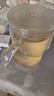 雅集耐熱透明大容量男女辦公家用玻璃杯豪飲杯牛奶杯1000ml帶刻度款杯 曬單實拍圖