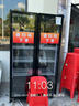 北極熊（BEIJIXIONG）網(wǎng)紅商用啤酒柜展示柜風(fēng)冷無(wú)霜全屏柜酒吧冰箱KTV冰柜酒水飲料展示柜超市冷藏保鮮柜 雙門(mén)經(jīng)濟款1000*600*1800mm 曬單實(shí)拍圖