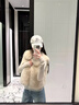 MSBEAST野獸小姐 軟糯saga整皮狐貍背毛翻領疊穿皮草短馬甲丨中古奶狐 淺米色 M 曬單實拍圖